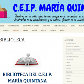 La biblioteca del CEIP María Quintana de Mequinenza (Zaragoza) nos presenta sus novedades
