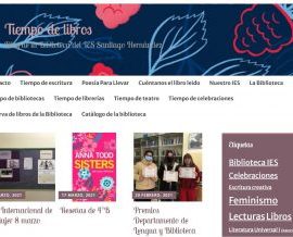 La biblioteca del IES «Santiago Hernández» nos abre sus páginas.