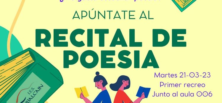 «Día mundial de la poesía» en el IES «Tubalcaín», de Tarazona